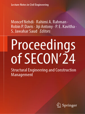 cover image of Proceedings of SECON'24